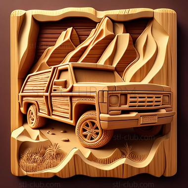 3D model Ford Excursion (STL)